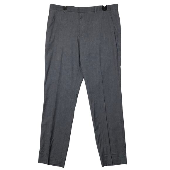 Perry Ellis Portfolio Travel Luxe Slim Fit Comfort Stretch Gray Pants Size 36x32 - Picture 1 of 8